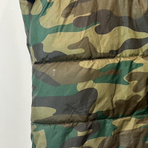 Forever 21 plus size camo green zip snap winter puffer coat jacket women’s 2X - Picture 11 of 12